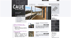 Desktop Screenshot of caue-mp.fr